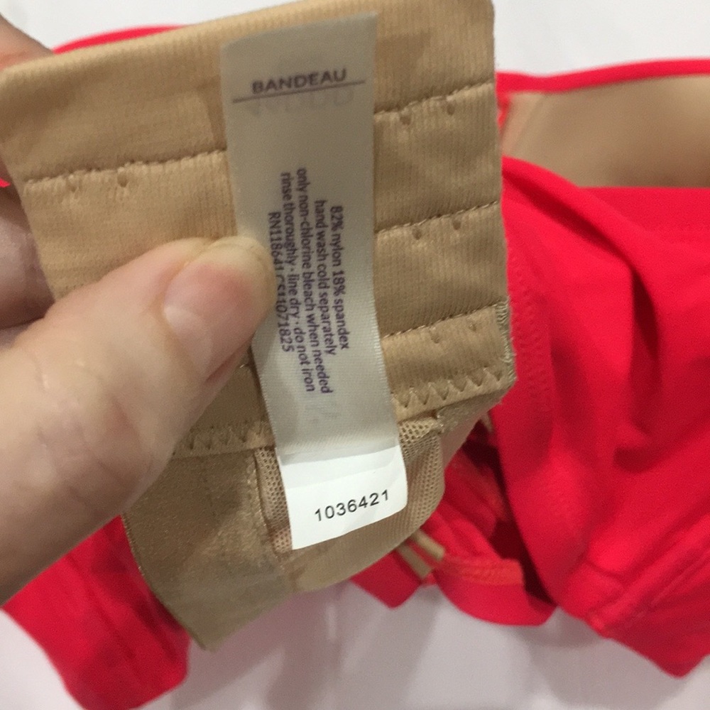 Cacique bandeau bikini top 46F - Picture 5 of 8